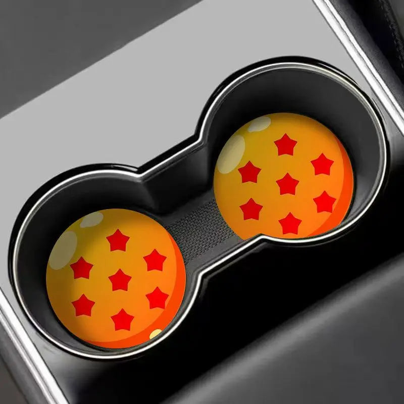 Dessous de verre pour voiture Dragon Ball - boules à sept étoiles