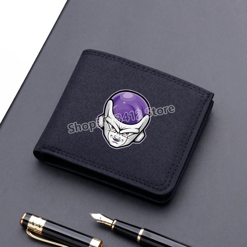 Dragon Ball patterned wallets - Ultra Instinct and Shenron child Goku