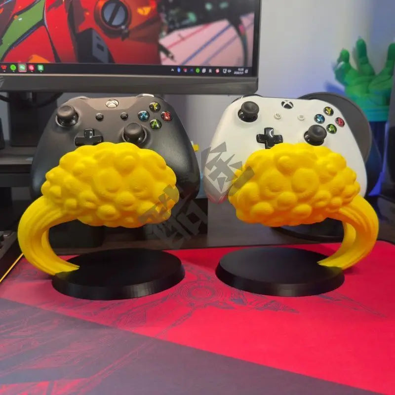 Dragon Ball decoratieve beeldje - gele magische wolk op de basis
