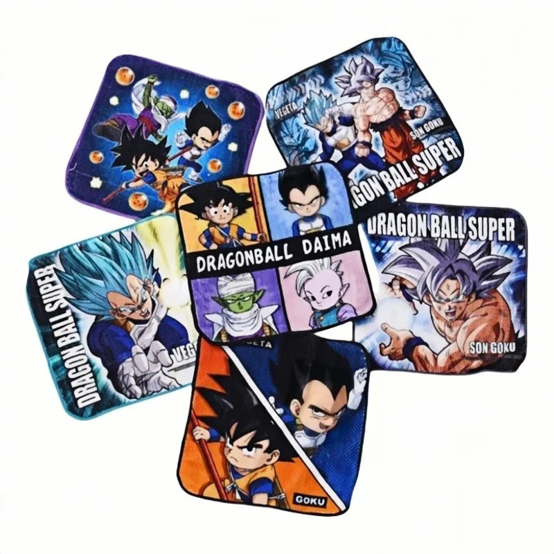 Petite serviette Dragon Ball - Goku Vegeta et Piccolo Daima
