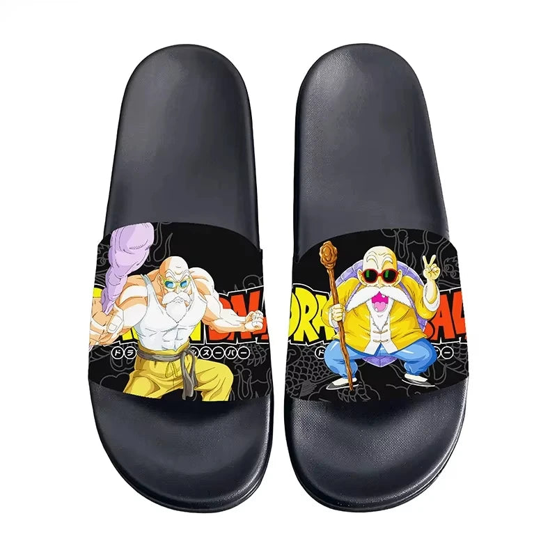 Claquettes Dragon Ball - Tortue Géniale musclé et aux lunettes rouges