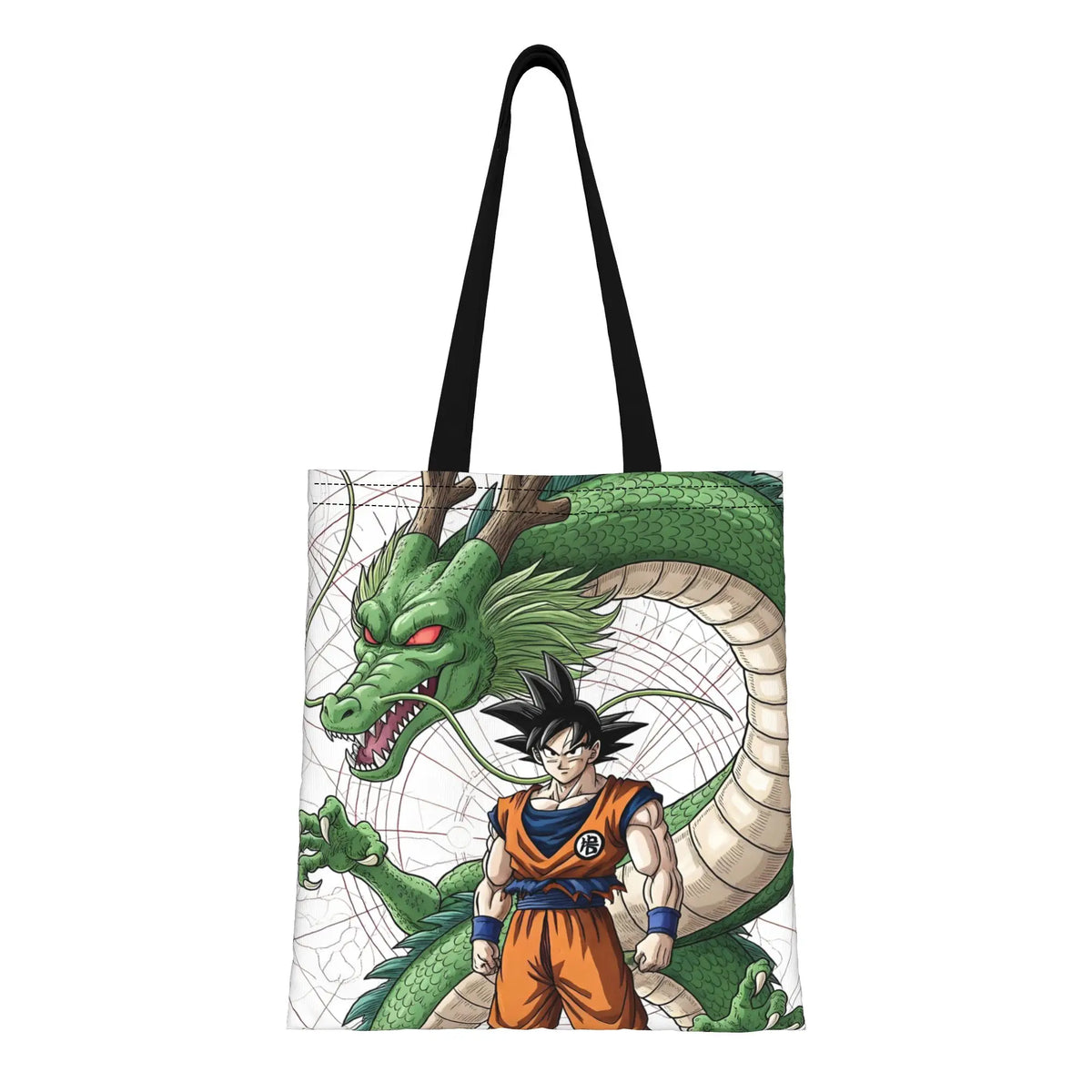 Dragon Ball Navy Blue Tote Bag - Schlafen Goku und Shenron