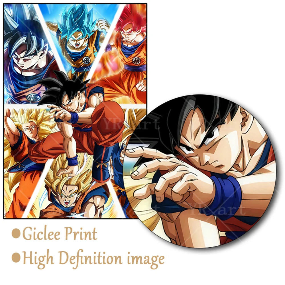 Vertical Poster Dragon Ball - Vegeta und Blue Energy Ball