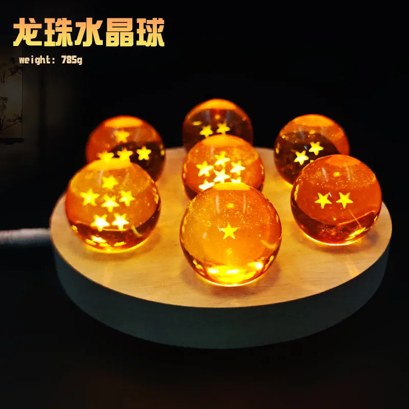 Dragon Ball decorative lamp - The seven crystal balls on round base
