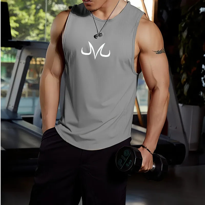 Dragon Ball Tank Top - Gray Majin Symbool