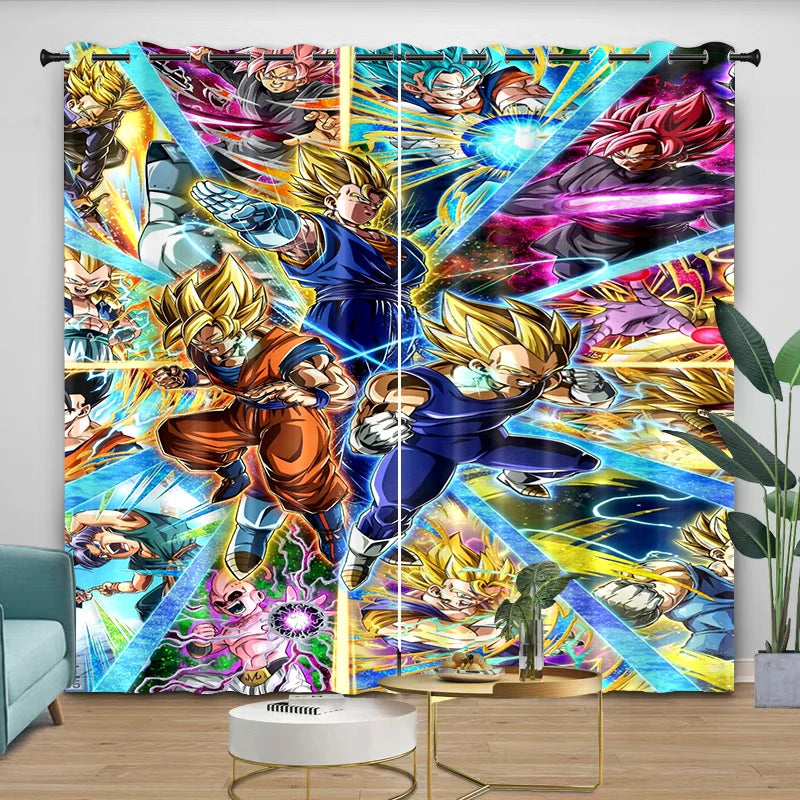 Tende Dragon Ball - Goku, Vegeta e le fusioni Saiyan