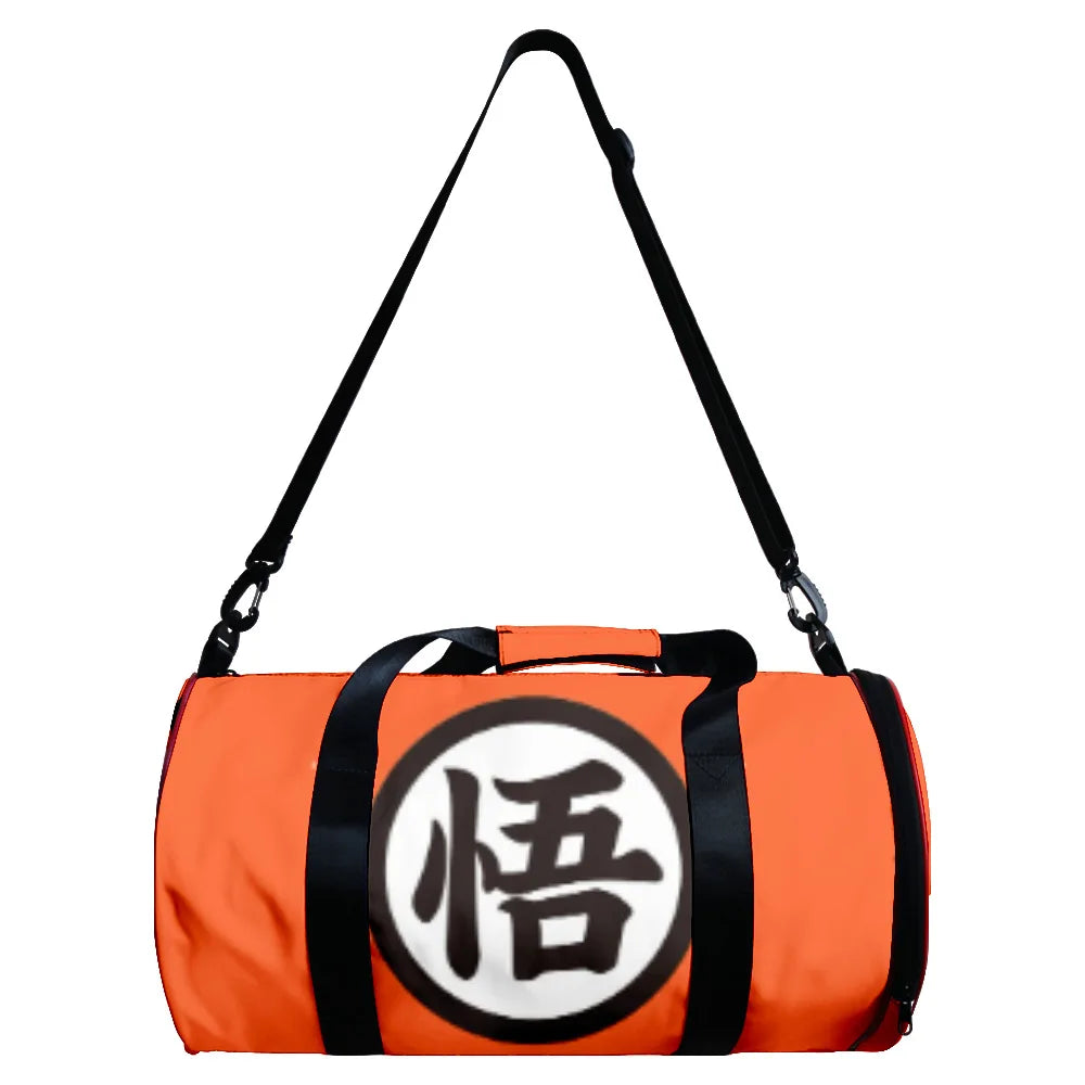 Orange Sports Bag Dragon Ball - Kanji Go und Goku