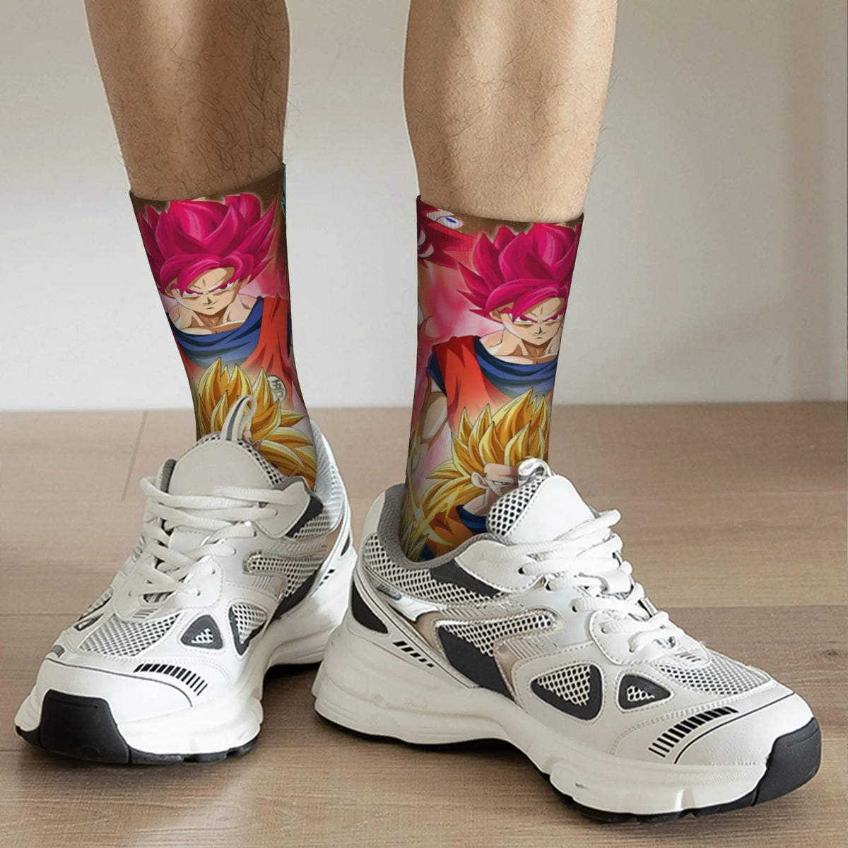 Calcetines rojos Dragon Ball - Goku Super Saiyan Dios