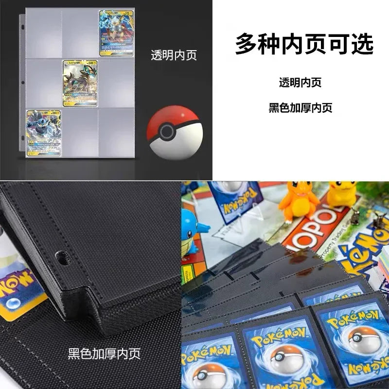 Classeur à cartes bleu Dragon Ball - Goku en tenue bleue au bâton