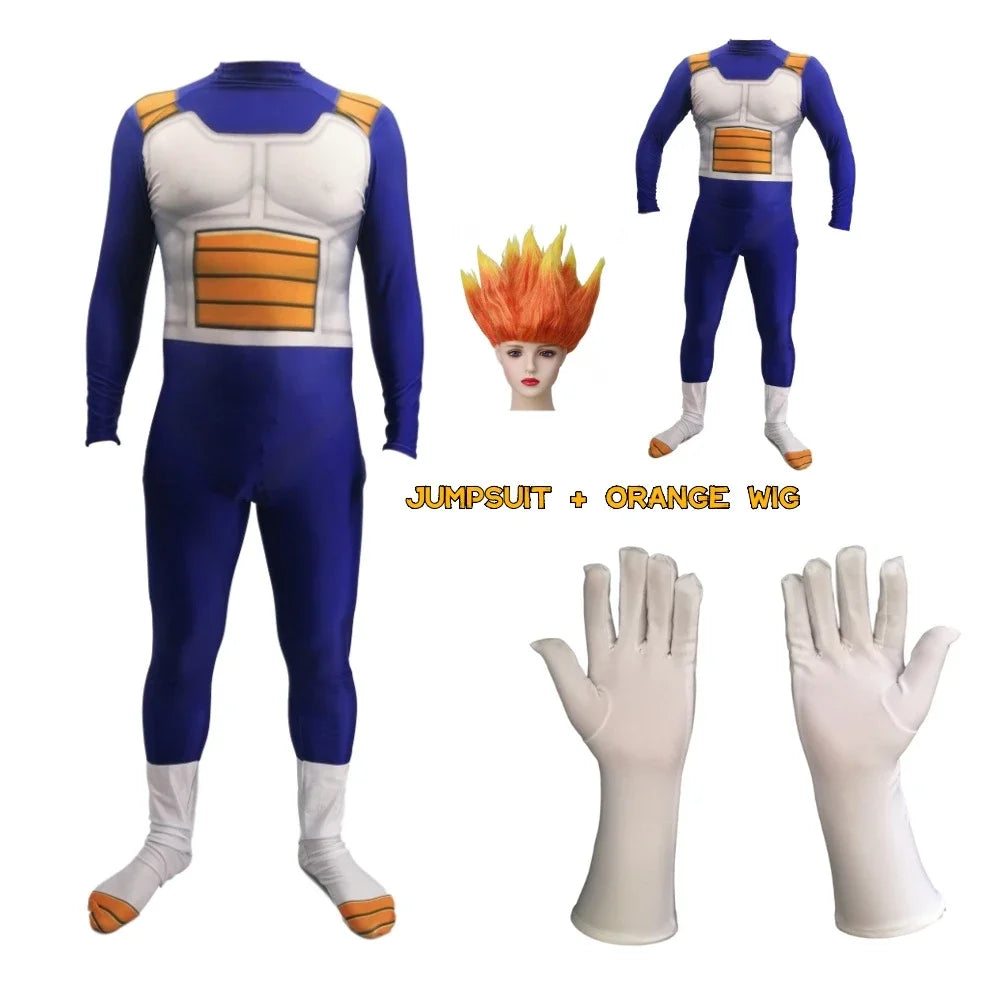 Costume Dragon Ball - Vegeta en armure blanche et combinaison bleue