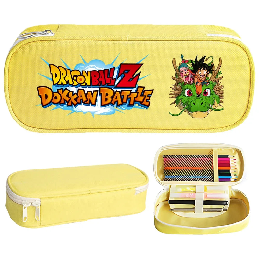 Yellow and Blue Dragon Ball Kit - junger Goku und Logos