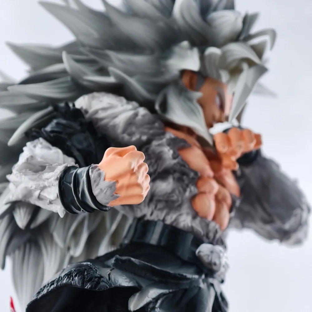 Action figure Dragon Ball - Goku dai capelli lunghi argentati