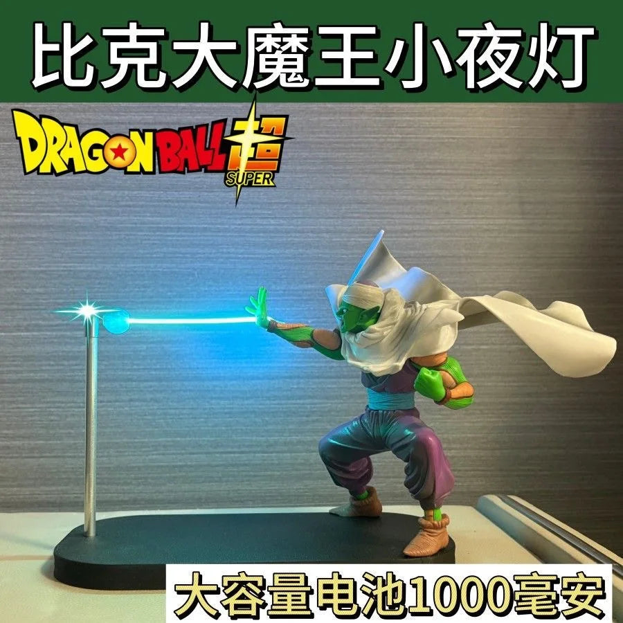 Dragon Ball figurine lamp - Goku Super Saiyan and blue energy ball