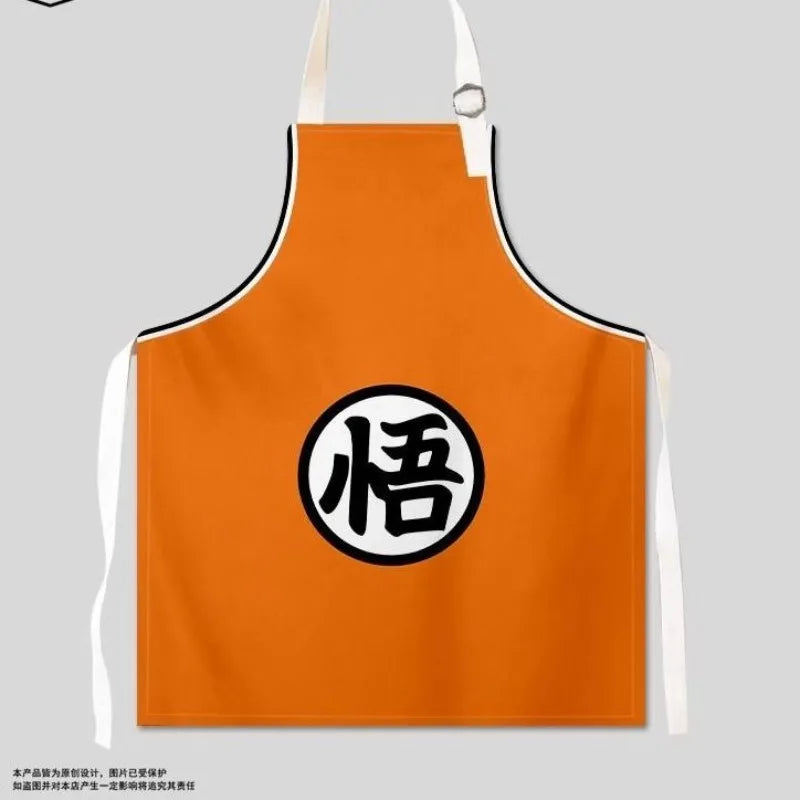 Orange Dragon Ball Schürze - kanji Kame