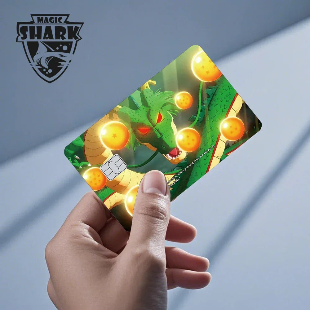 Sticker per carta di credito Dragon Ball - Shenron e sfere del drago