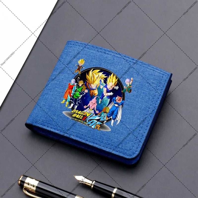 Dragon Ball Brieftasche - Krieger und Kanji Gehen Sie in Schild