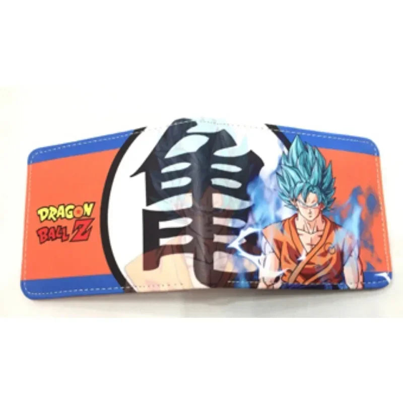 Blauw en oranje Dragon Ball portemonnee - Child Goku en Super Saiyan Blue