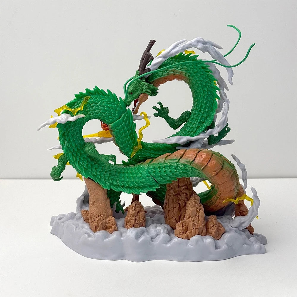 Action figure Dragon Ball - Shenron su nuvole e rocce