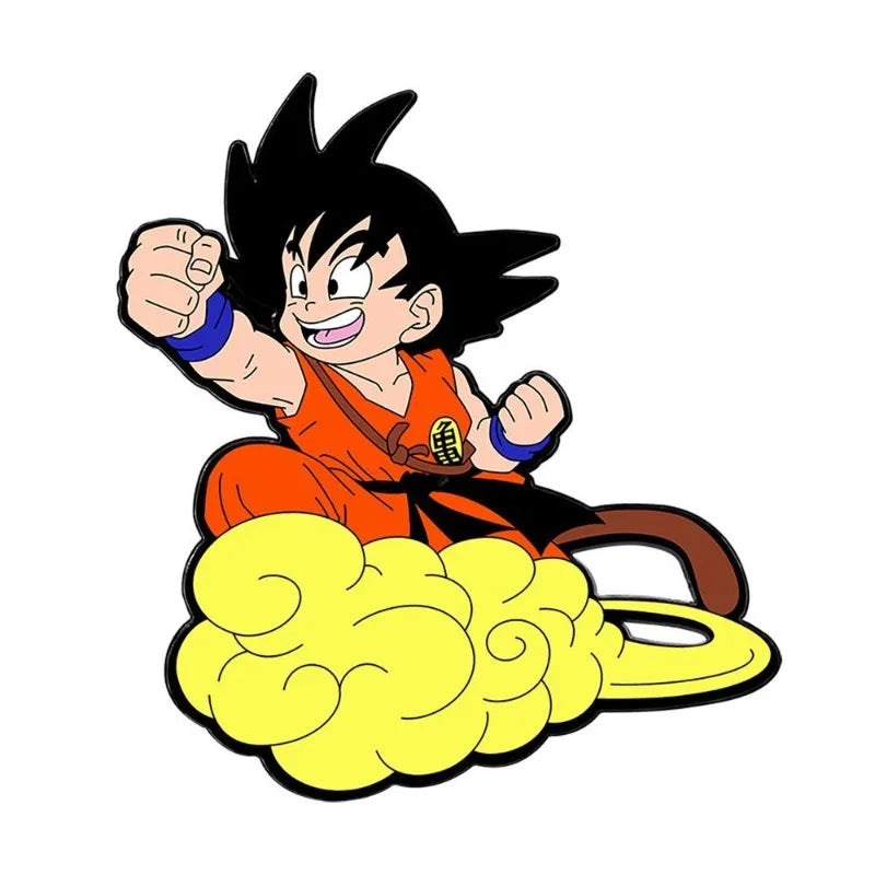 Spilla Dragon Ball - Goku bambino sulla sua nuvola magica