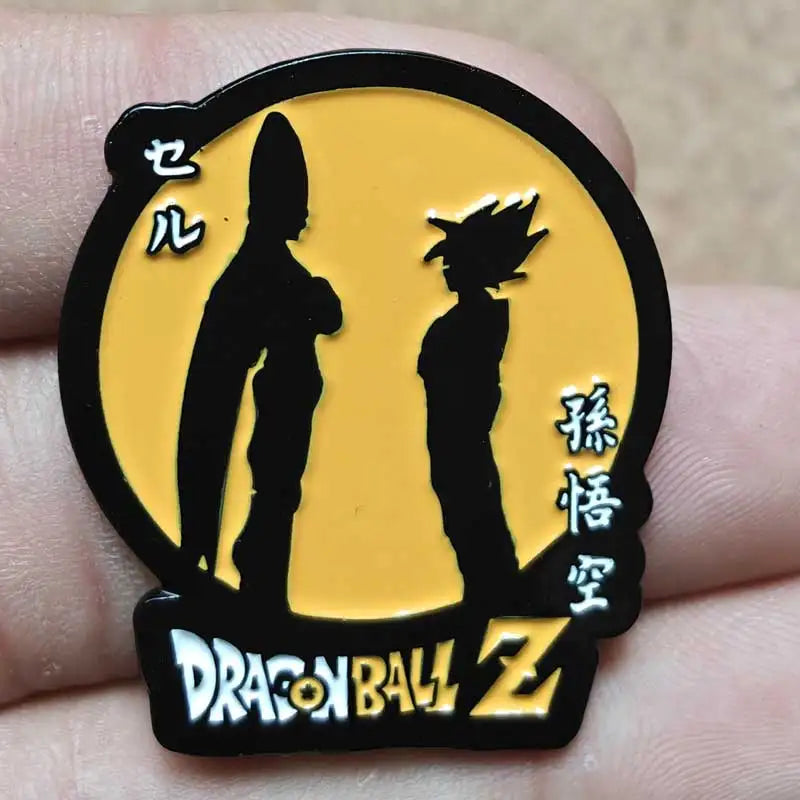 Spille Dragon Ball - Goku e Cell in silhouette