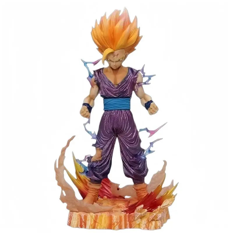 Action figure di Dragon Ball - Gohan Super Saiyan 2 e fiamme arancioni