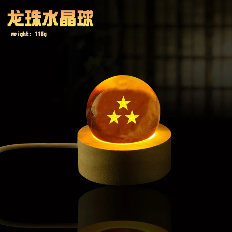 Lampada Dragon Ball - Sfera di cristallo a tre stelle