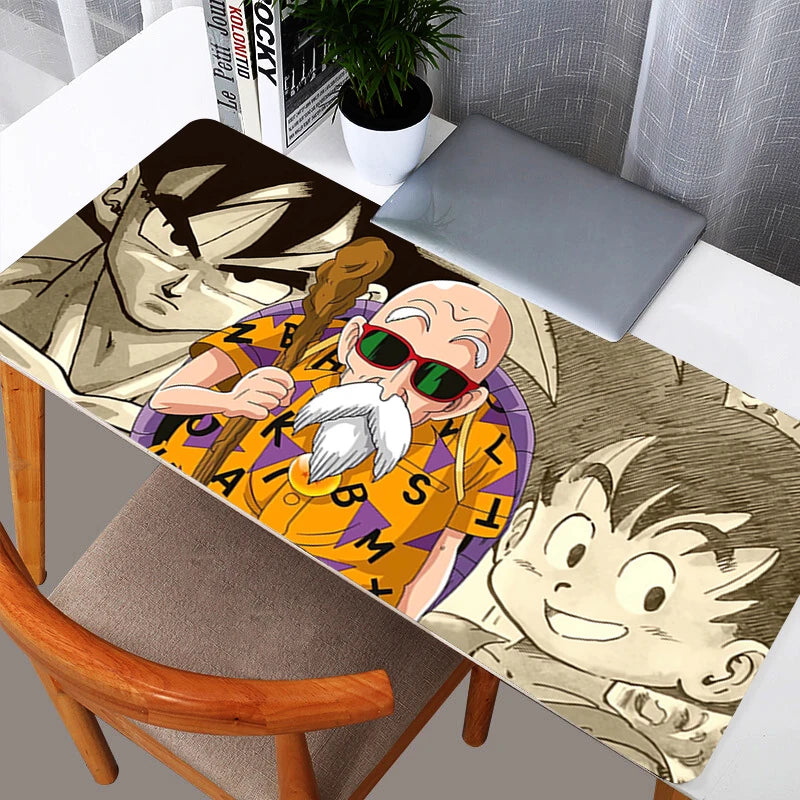 Tappetino per mouse nero Dragon Ball - kanji Kame e tracce arancioni