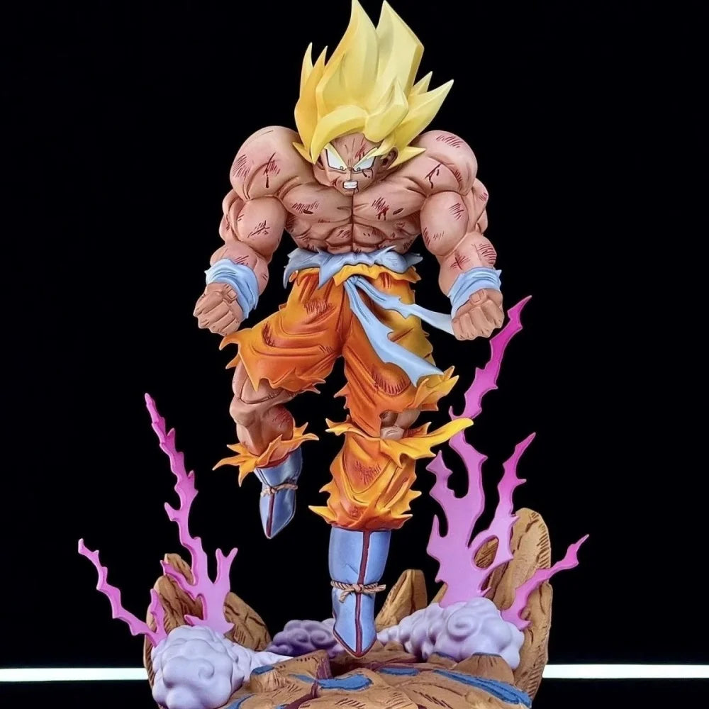 Dragon Ball Figur - Goku Super Saiyan und lila Aura