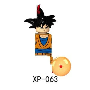Dragon Ball mini figures to assemble - Saiyan transformations and crystal balls