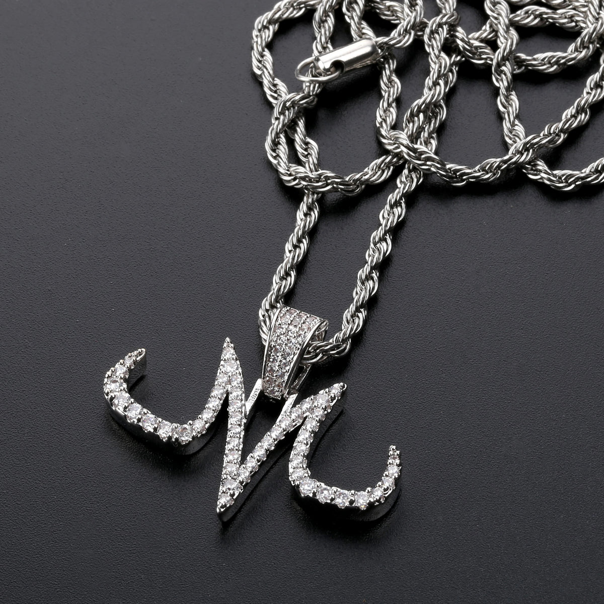 Silver Dragon Ball pendant - sparkling Majin symbol