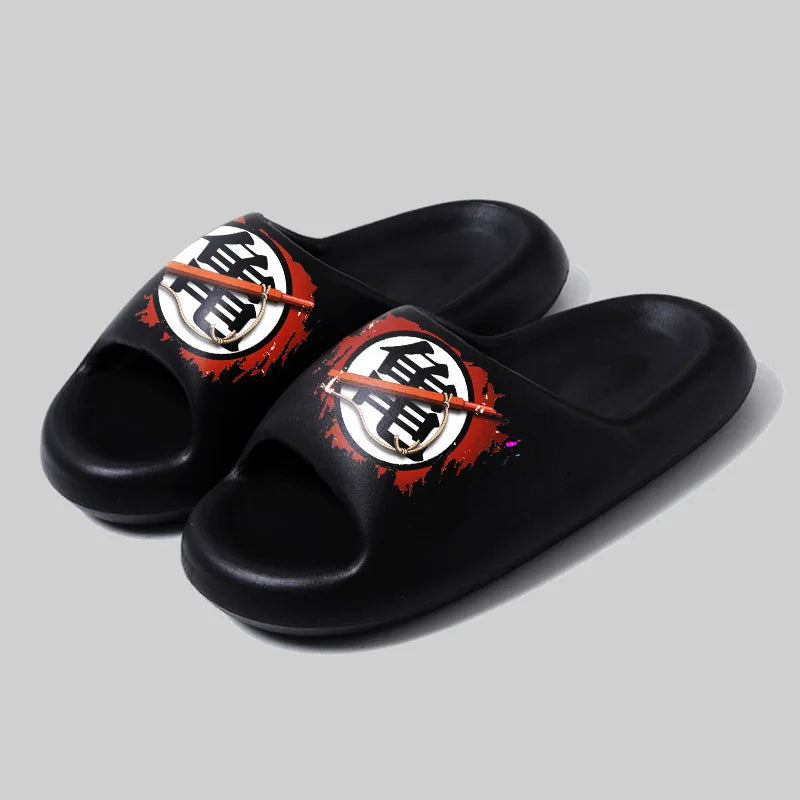 Dragon Ball zwarte dia's - rood en wit Go kanji