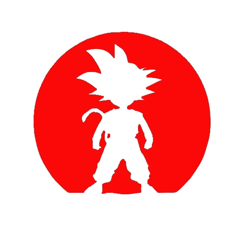 Adesivi per auto Dragon Ball - sagome di Goku bambino
