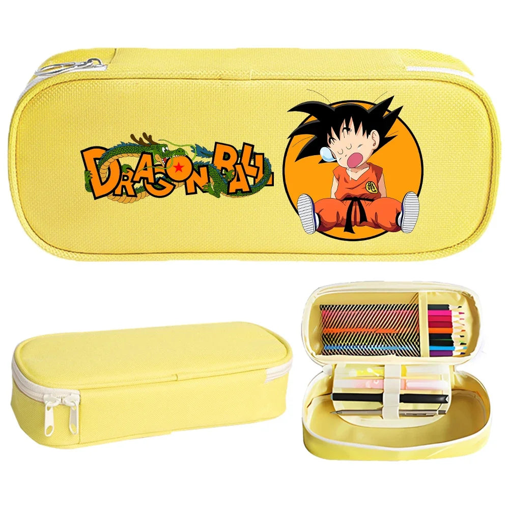 Yellow and Blue Dragon Ball Kit - junger Goku und Logos