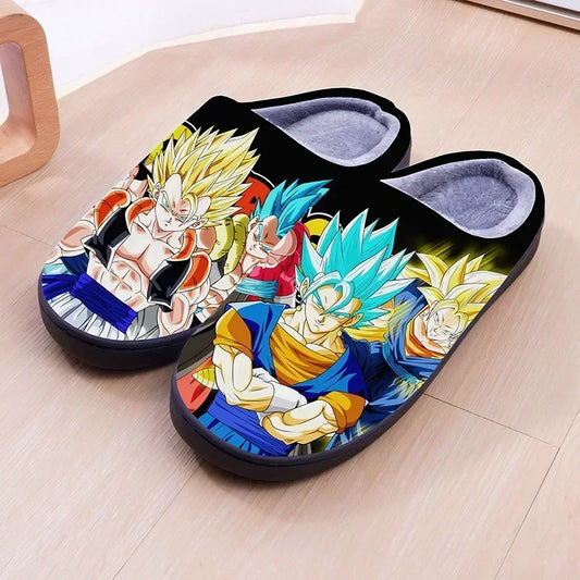 Chaussons Dragon Ball - Gogeta et Vegetto en transformations