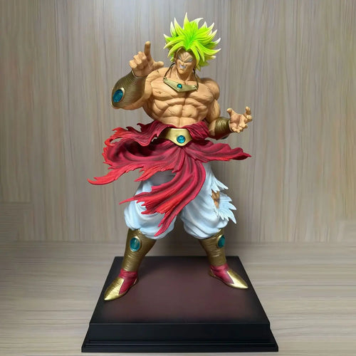 Action figure Dragon Ball - Broly Super Saiyan leggendario su base nera