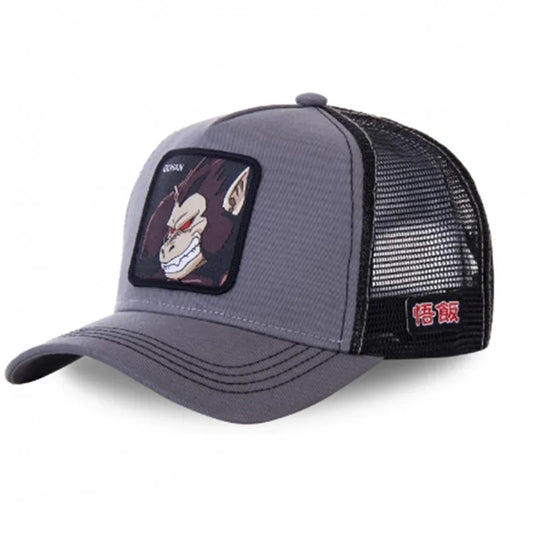Cappellino grigio e nero Dragon Ball - Vegeta in ritratto