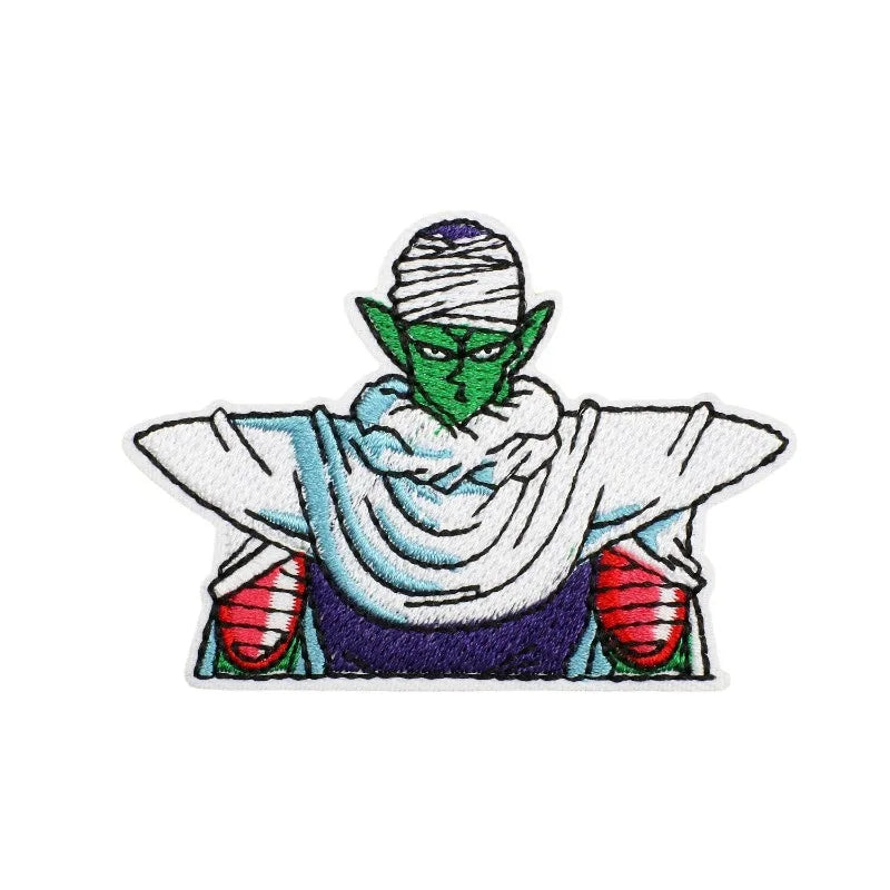 Escudo bordado Dragon Ball - Piccolo con capa blanca