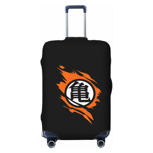 Dragon Ball Kofferdeckel - Kanji Kame und orange Spuren