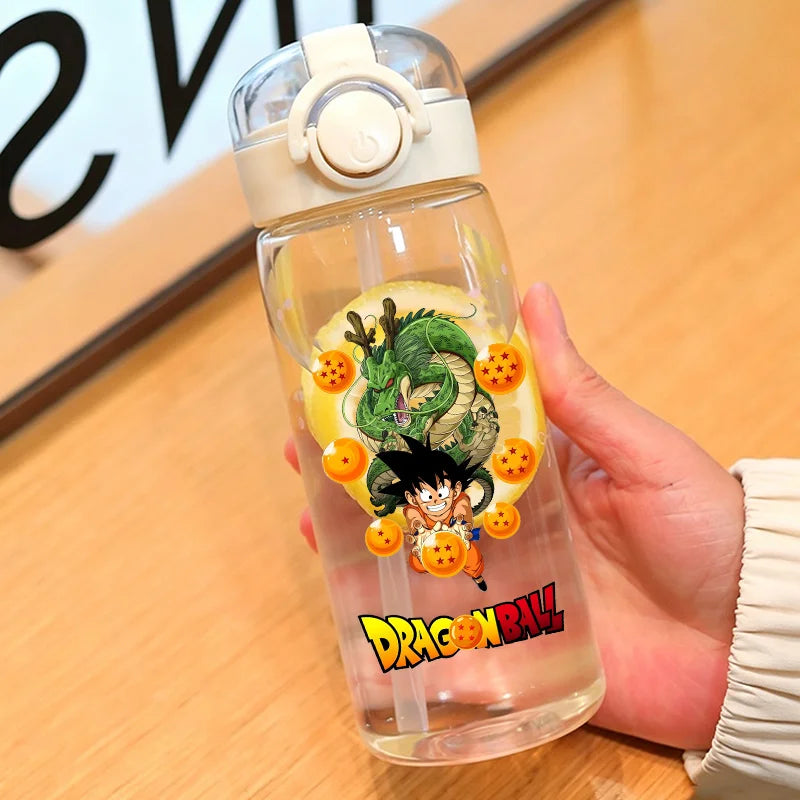 Dragon Ball transparent bottle - Goku child Shenron and crystal balls