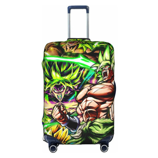 Housse de valise verte Dragon Ball - Broly Super Saiyan légendaire