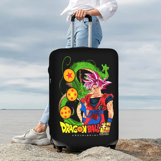 Dragon Ball Kofferdeckel - Goku God mit Shenron und Kristallkugeln