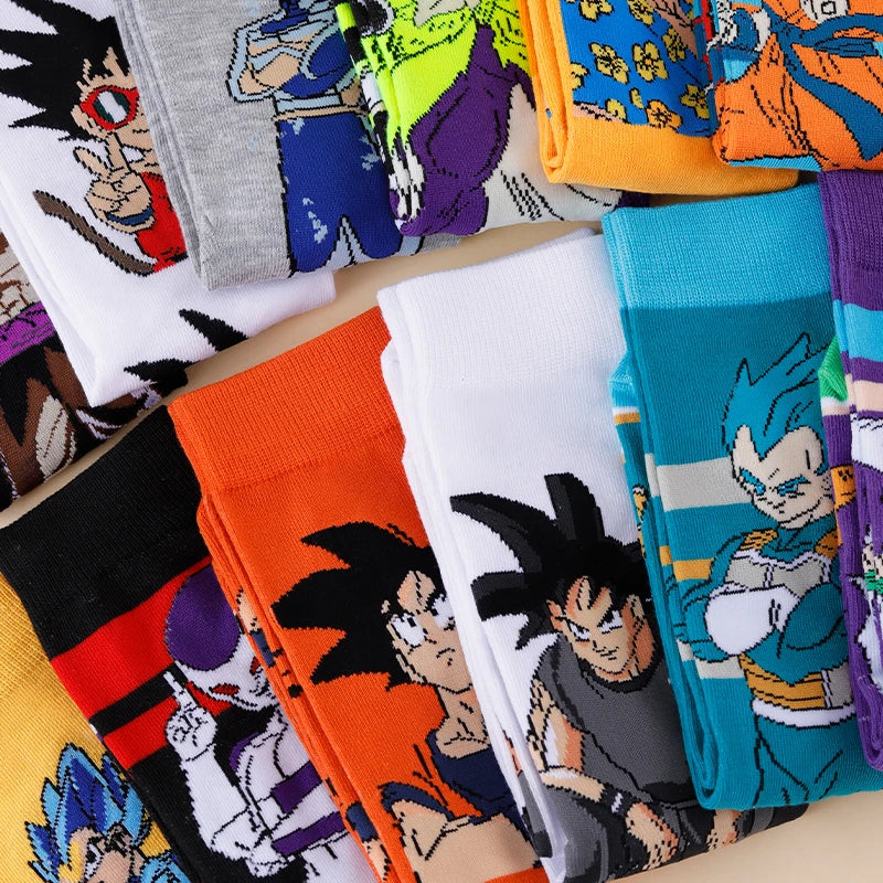 Zufällig hohe Socken Set - Dragon Ball Zeichen und Embleme
