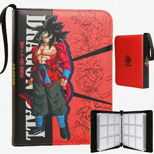 Classeur pour cartes rouge Dragon Ball - Goku Super Saiyan 4