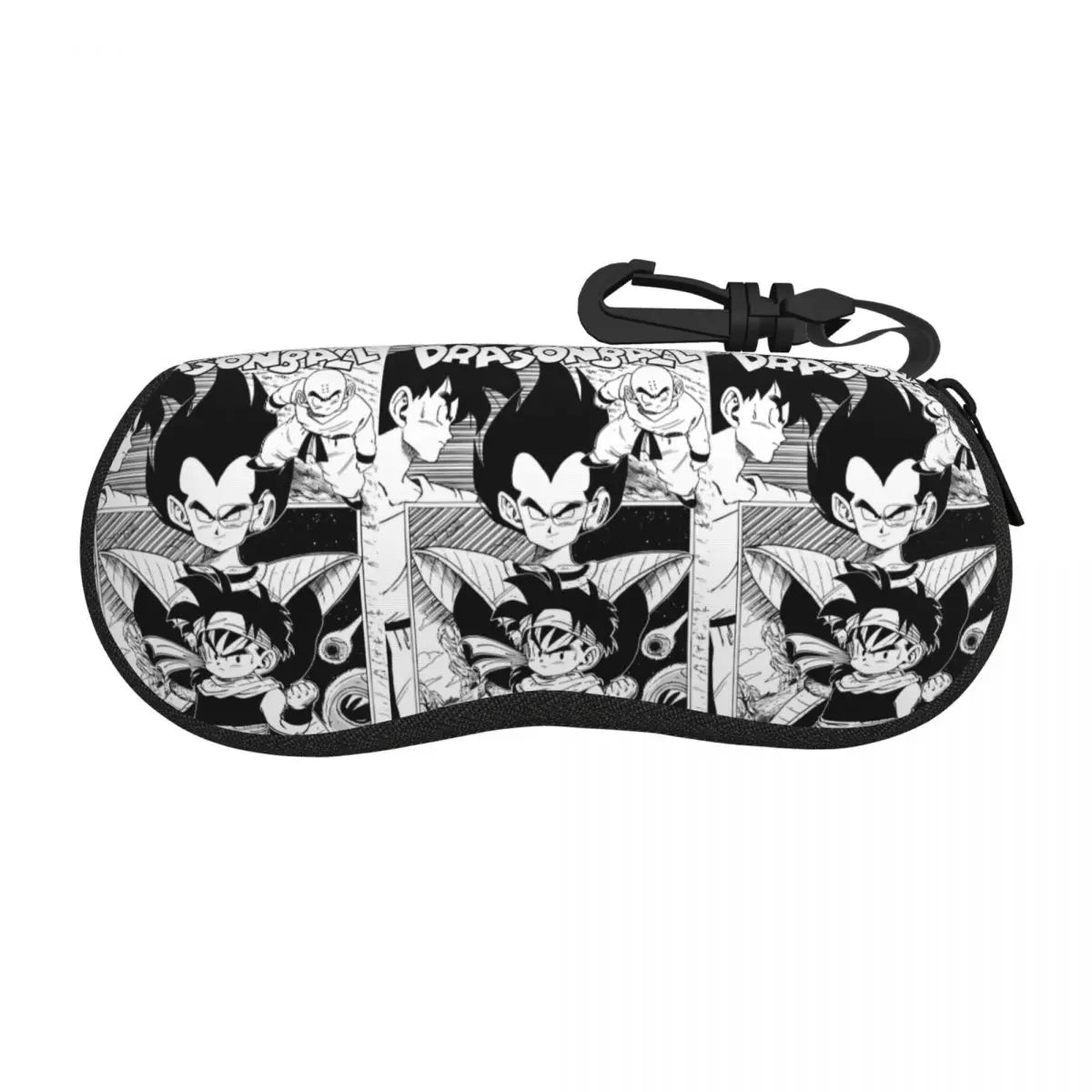 Étui à lunettes Dragon Ball - Vegeta en cases de manga noir et blanc