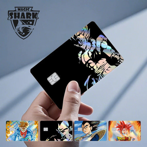 Dragon Ball Bankkarte Aufkleber - Saiyan Krieger