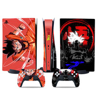 Goku and red and black portrait