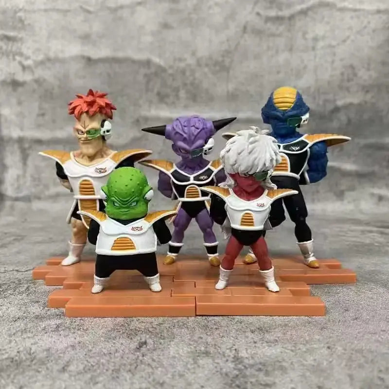 Dragon Ball decoratieve beeldjes - Ginyu commando van achteren