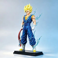 Super Saiyan Vegetto and blue aura