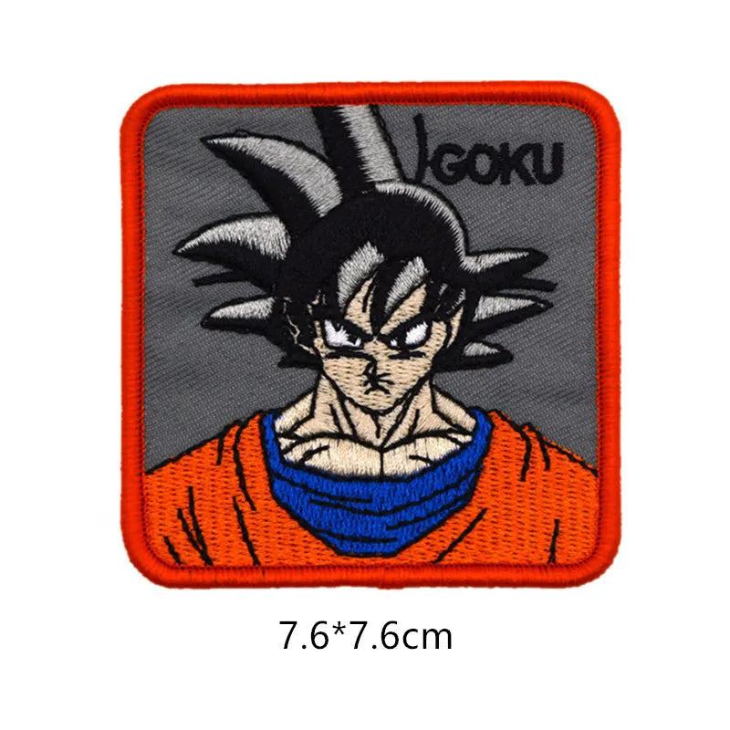 Écusson brodé Dragon Ball - Goku enfant au bâton rouge