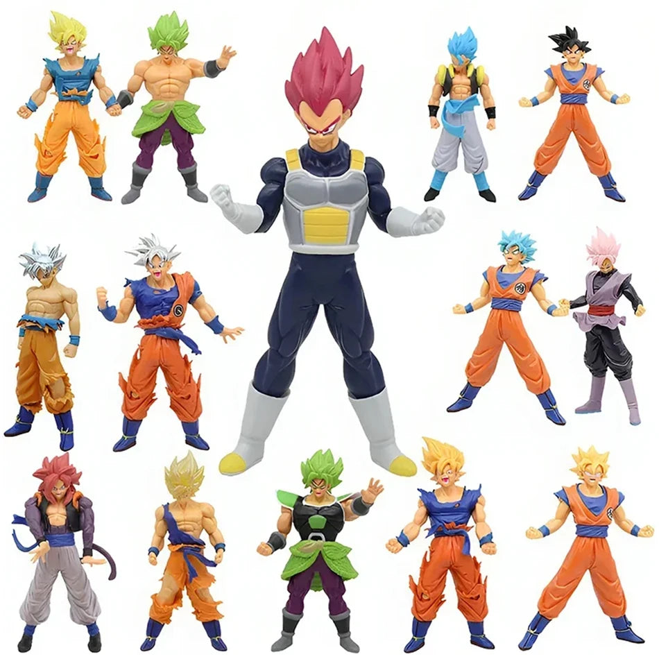 Dragon Ball decoratieve figuren - Saiyan krijgers en transformaties